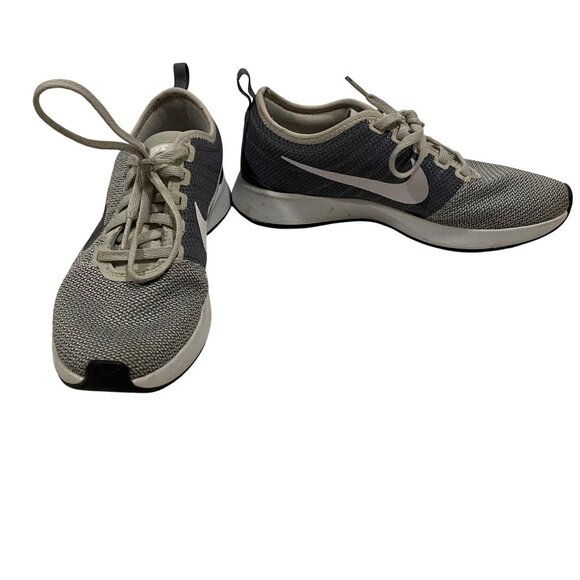 Nike Dualtone Racer Running Shoe‎ Gray Light Bone Women's Size 7 - Picture 1 of 8
